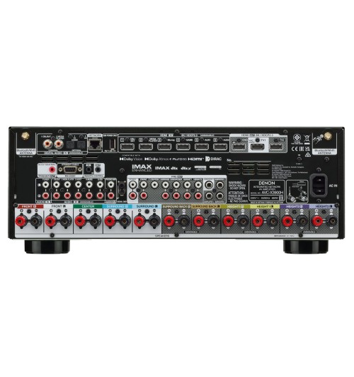 Denon AVC-X3900H - Amplituner kina domowego 9.4 4K/8K Dolby Atmos z HEOS