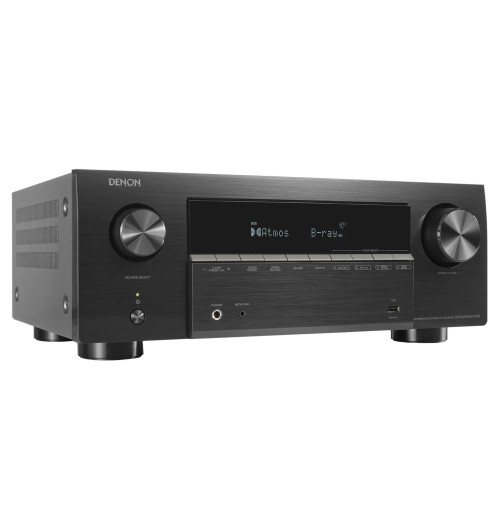Denon AVR-X2900H DAB - Amplituner sieciowy 7.2 4K/8K Dolby Atmos z HEOS