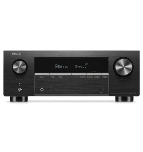 Denon AVR-X2900H DAB - Amplituner sieciowy 7.2 4K/8K Dolby Atmos z HEOS