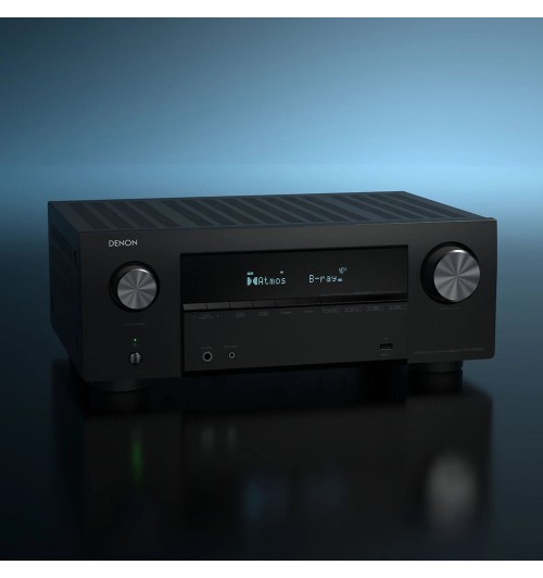 Denon AVR-X2900H DAB - Amplituner sieciowy 7.2 4K/8K Dolby Atmos z HEOS