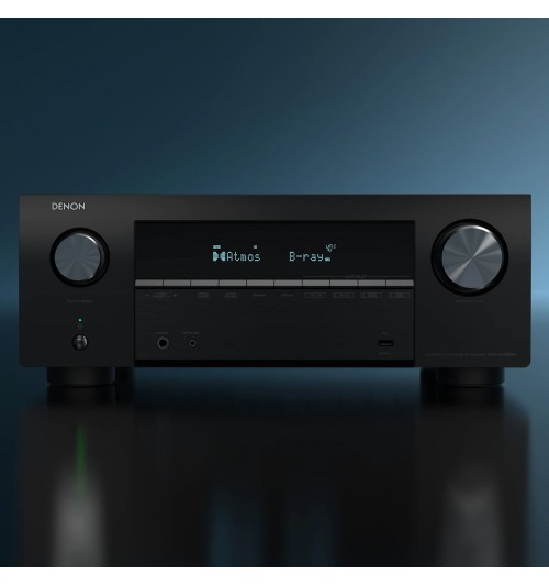 Denon AVR-X2900H DAB - Amplituner sieciowy 7.2 4K/8K Dolby Atmos z HEOS