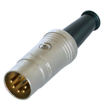 REAN by Neutrik NYS322G - Pozłacany wtyk DIN 5