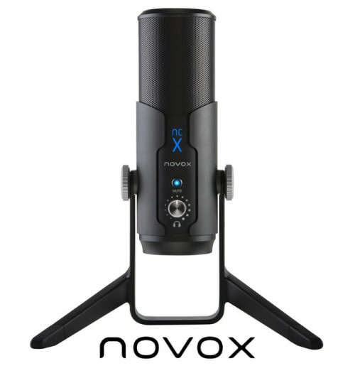 Mikrofon Novox NC-X + statyw podłogowy + POP filtr
