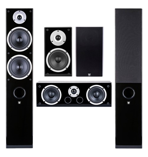 Zestaw: amplituner Denon AVR-X1800H + kolumny do kina domowego Wilson Raptor 7 5.0