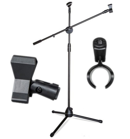 Mikrofon Novox NC-X + statyw podłogowy + POP filtr