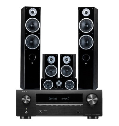 Zestaw: amplituner Denon AVR-X1800H + kolumny do kina domowego Wilson Raptor 7 5.0