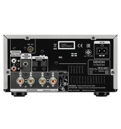 Zestaw stereo: Denon RCD-M41 + Wilson Raptor 3