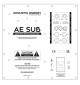 Acoustic Energy AE SUB - Subwoofer aktywny 12" do kina domowego