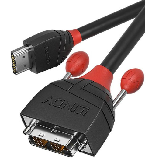 Lindy Black Line 36272 - Kabel HDMI - DVI-D