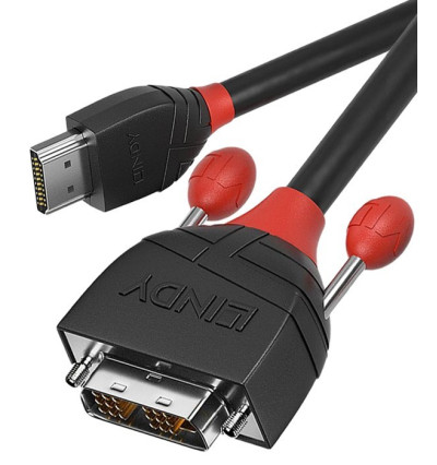 Lindy Black Line 36271 - Kabel HDMI - DVI-D