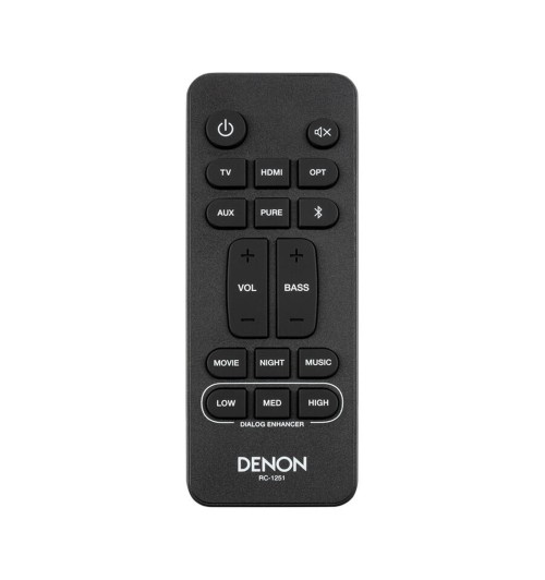 Denon DHT-S217 - Kompaktowy soundbar 2.1 z Bluetooth i Dolby Atmos 3D