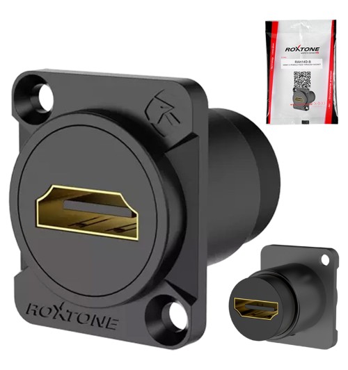 Gniazdo panelowe HDMI - Roxtone RAH20D-B