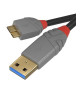 Lindy 36768 kabel USB 3.0 A – micro B Anthra Line  - 3 m