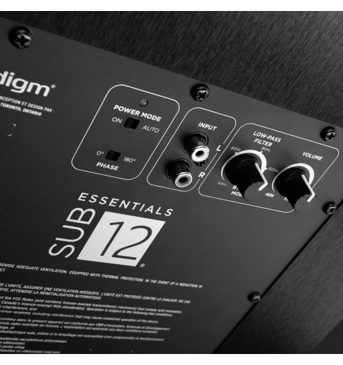 Paradigm Essentials Sub 12 - Subwoofer aktywny 12" do kina domowego