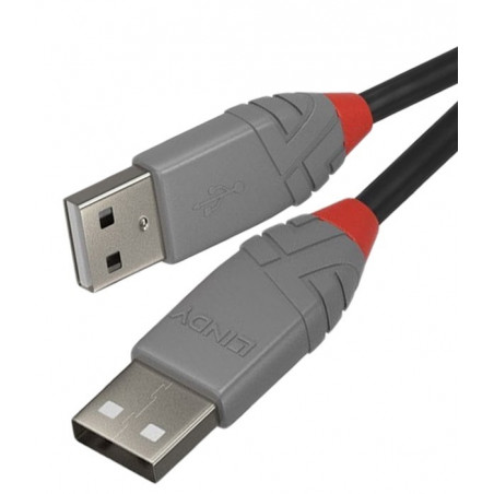 Lindy 36694 kabel USB 2.0 A – A Anthra Line - 3 m