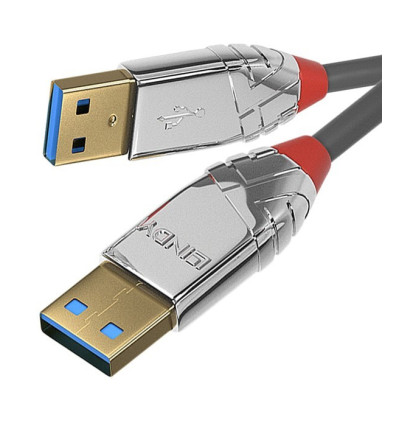 Lindy 36626 Kabel USB 3.1 A - USB A Cromo Line – 1m