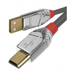 Lindy 36634 Kabel USB 2.0 A - mini-B Cromo Line - 5m