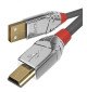 Lindy 36631 Kabel USB 2.0 A - mini-B Cromo Line - 1m