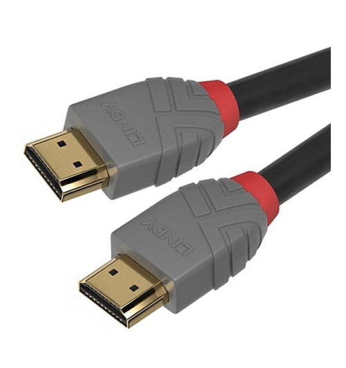 Kabel HDMI HIGHSPEED 4K Lindy 36960 Anthra Line - 0.3m