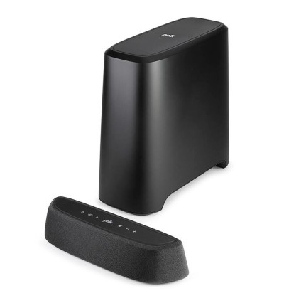 Polk Audio Magnifi Mini AX - Kompaktowy aktywny soundbar z Dolby Atmos i bezprzewodowym subwooferem