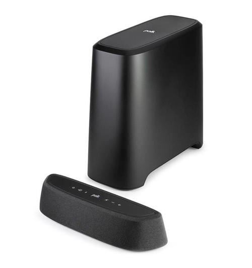 Polk Audio Magnifi Mini AX - Kompaktowy aktywny soundbar z Dolby Atmos i bezprzewodowym subwooferem