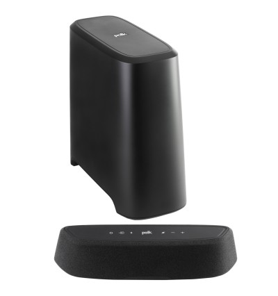 Polk Audio Magnifi Mini AX - Kompaktowy aktywny soundbar z Dolby Atmos i bezprzewodowym subwooferem