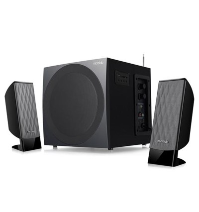 Microlab M-300BT - Zestaw głośników komputerowych 2.1 z Bluetooth i FM