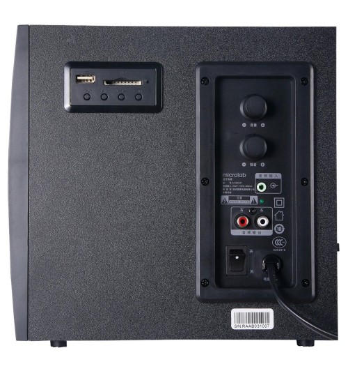 Microlab M-300BT - Zestaw głośników komputerowych 2.1 z Bluetooth i FM