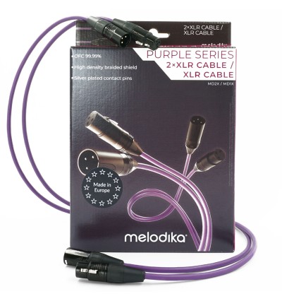 Kabel 2 x XLR Melodika MD2X60 6m