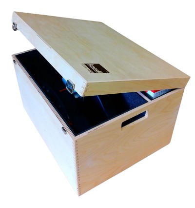 Knosti Woodline Ultrasonic Box - Skrzynia do przechowywania myjki Disco-Antistat Ultrasonic 2.0