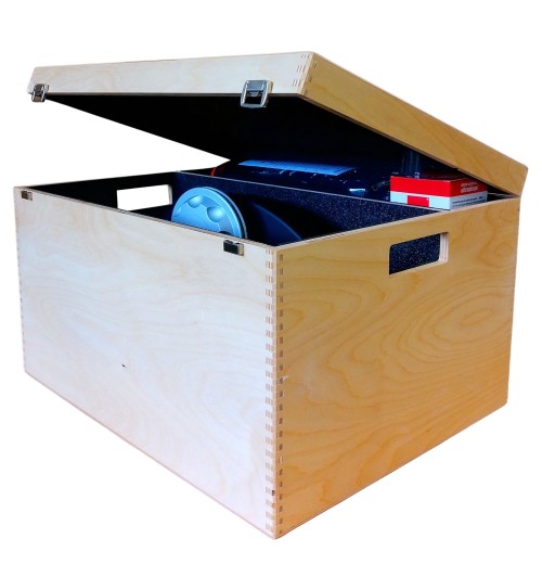 Knosti Woodline Ultrasonic Box - Skrzynia do przechowywania myjki Disco-Antistat Ultrasonic 2.0