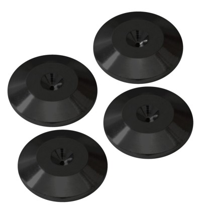 Taga Harmony TSK-01MB Matt Black - Antywibracyjne podkładki pod kolce - zestaw 4 szt.