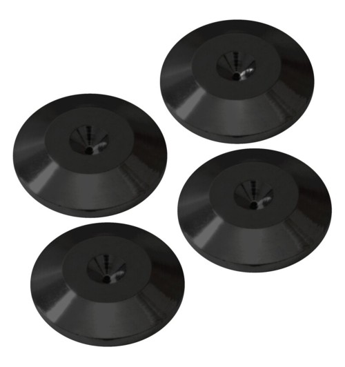 Taga Harmony TSK-01MB Matt Black - Antywibracyjne podkładki pod kolce - zestaw 4 szt.