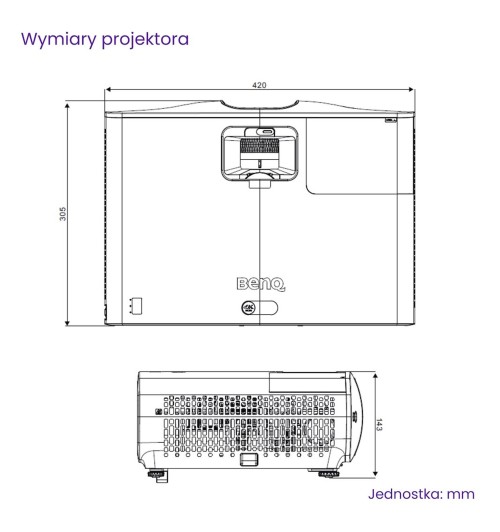 BenQ W2720i - Projektor kina domowego 4K 2500lm SMART AI