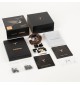 Tanchjim Fission Black - Słuchawki dokanałowe HiFi z wymiennymi wtykami 3.5mm, 4.4mm i USB-C