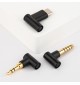 Tanchjim Fission Black - Słuchawki dokanałowe HiFi z wymiennymi wtykami 3.5mm, 4.4mm i USB-C