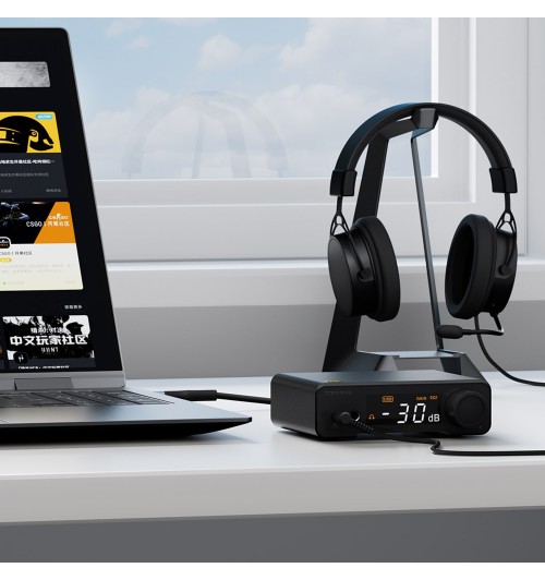 Topping DX1 II - Wzmacniacz słuchawkowy z DAC dla graczy