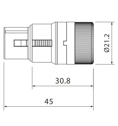 Wtyk XLR złącze żeńskie obrotowe - Roxtone LX3FH
