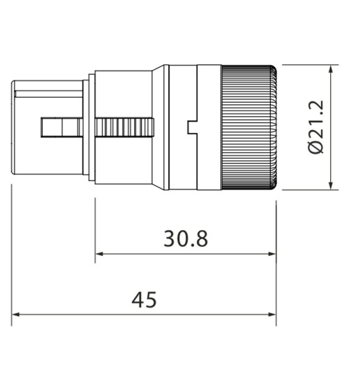 Wtyk XLR złącze żeńskie obrotowe - Roxtone LX3FH