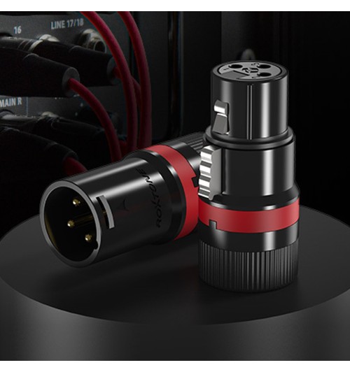 Wtyk XLR złącze żeńskie obrotowe - Roxtone LX3FH