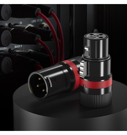 Wtyk XLR złącze męskie obrotowe - Roxtone LX3MH