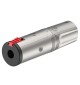 Adapter / przejściówka wtyk XLR męski do Jack 6,3 mm Stereo żeński z blokadą - Roxtone RA3XMJF