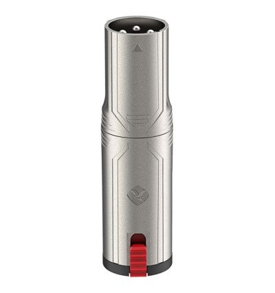 Adapter / przejściówka wtyk XLR męski do Jack 6,3 mm Stereo żeński z blokadą - Roxtone RA3XMJF