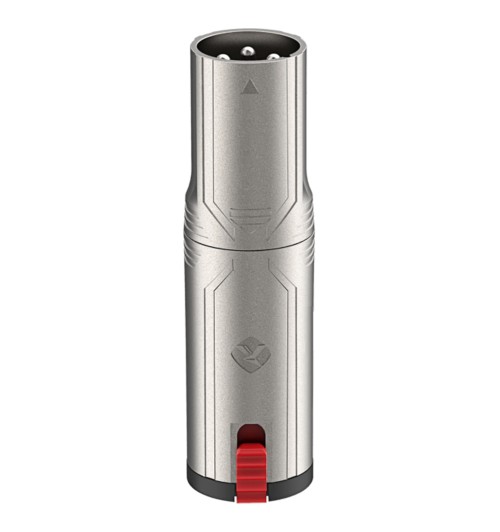 Adapter / przejściówka wtyk XLR męski do Jack 6,3 mm Stereo żeński z blokadą - Roxtone RA3XMJF