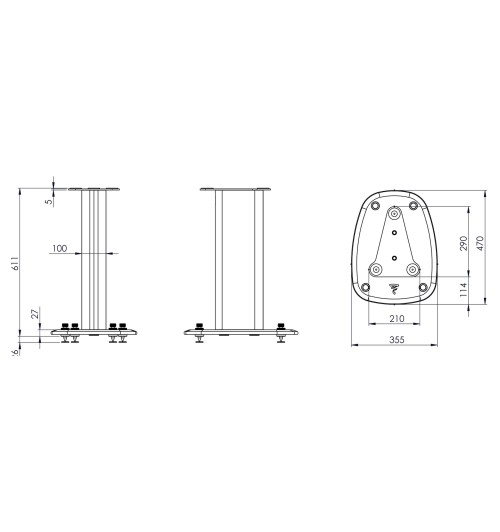 Focal Sopra Stand - Podstawki / stojaki do kolumn Sopra N°1 (para)