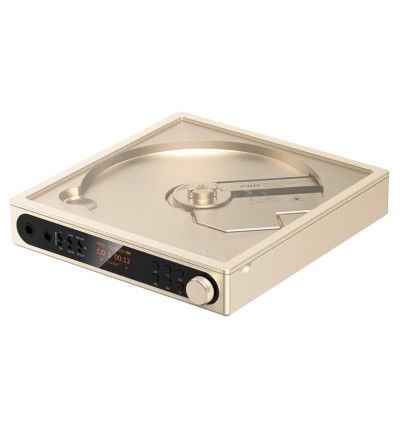 FiiO DM15 R2R Titanium Gold Limited - Przenośny odtwarzacz CD z Bluetooth 5.4
