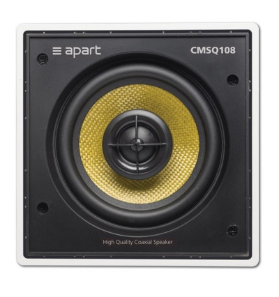 Dwudrożny głośnik kwadratowy Hi-End ścienny/sufitowy do zabudowy APART CMSQ108