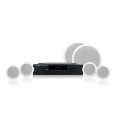 Zestaw nagłośnienowy APART AUDIO SHOPSETI - 4x CM4 + 2x CMSUB8 + wzmacniacz Concept1