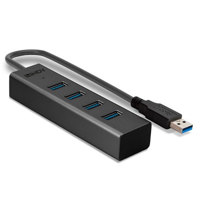 HUB USB 3.0 4-portowy - Lindy 43324