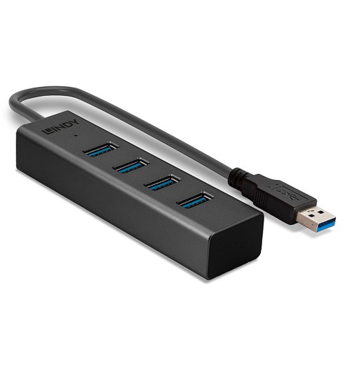 HUB USB 3.0 4-portowy - Lindy 43324